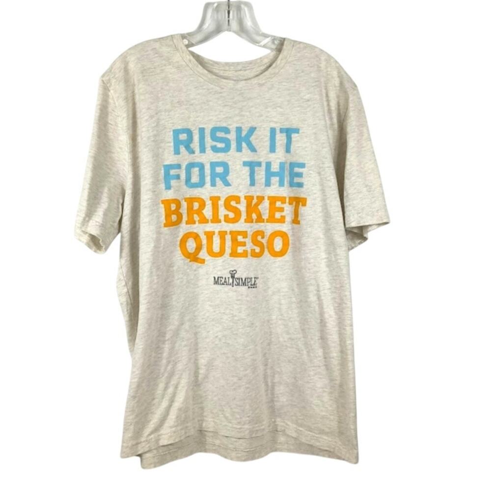 H-E-B Risk It For Brisket Queso XXL T-Shirt Texas HEB